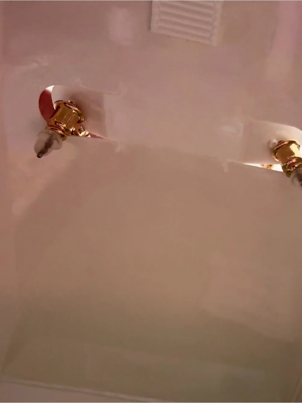 Gold Clover cubic zirconia Drop Earrings